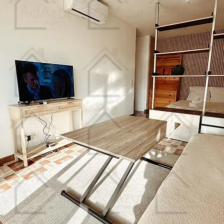 Patrice Studio, Calme, Parking, Climatisation, Vue Panoramique Apartment Menton