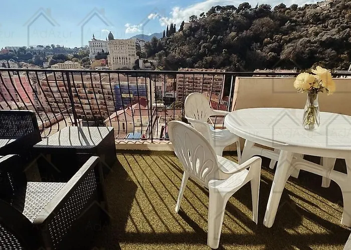 Patrice Studio, Calme, Parking, Climatisation, Vue Panoramique Апартаменти Мантон