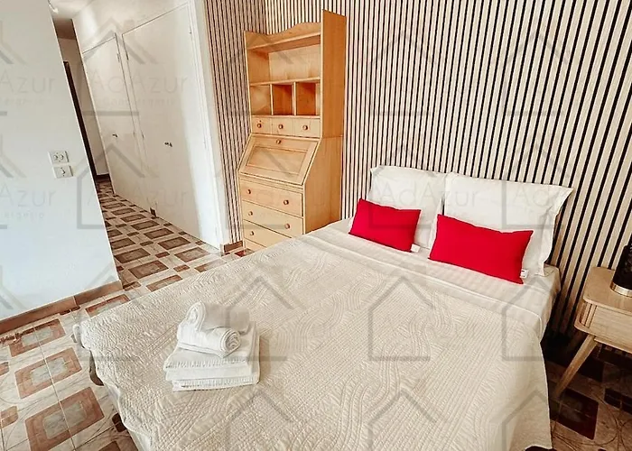 Patrice Studio, Calme, Parking, Climatisation, Vue Panoramique マントン