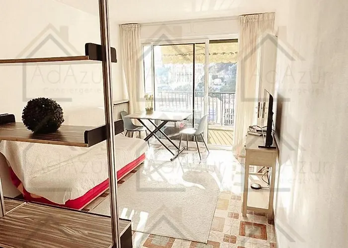 Апартаменти Patrice Studio, Calme, Parking, Climatisation, Vue Panoramique Мантон